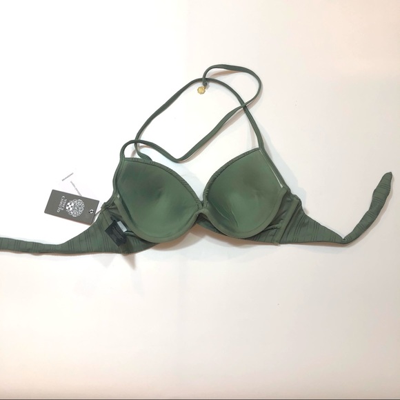 Vince Camuto Molded Cup Wrap Front Bikini Top - Picture 6 of 6